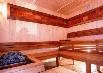 Slika saune u hotelu oplenac