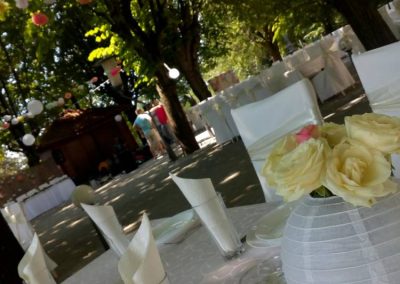 Organizacija venčanja u letnjoj bašti hotela oplenac